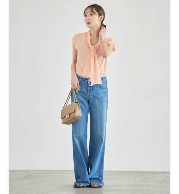 NOBLE「シルクフィールボウタイニット」|ニット・セーター|