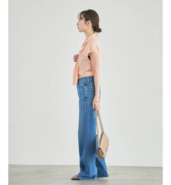 NOBLE「シルクフィールボウタイニット」|ニット・セーター|