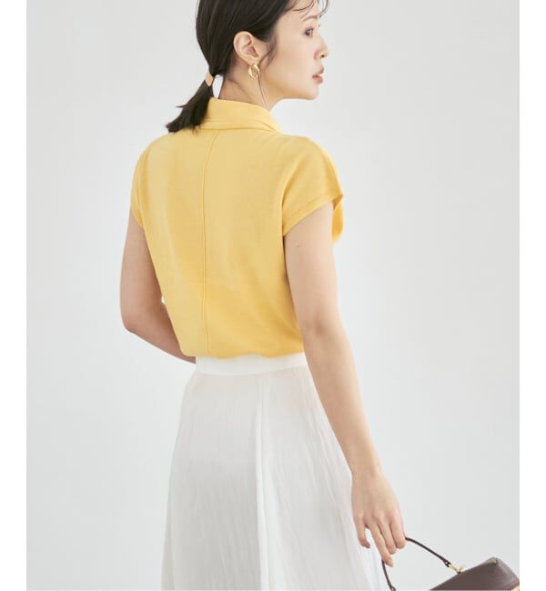 NOBLE「シルクフィールボウタイニット」|ニット・セーター|