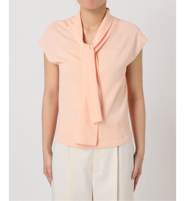 NOBLE「シルクフィールボウタイニット」|ニット・セーター|