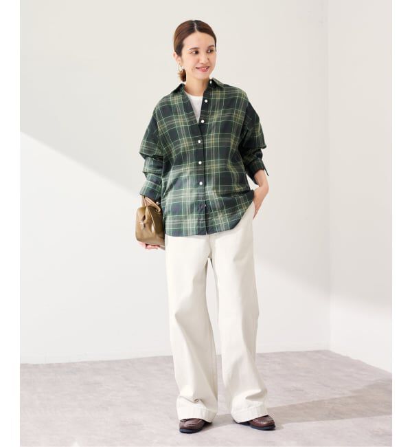 FRAMeWORK「コットンウールチェックレギュラーシャツ」|シャツ・ブラウス|