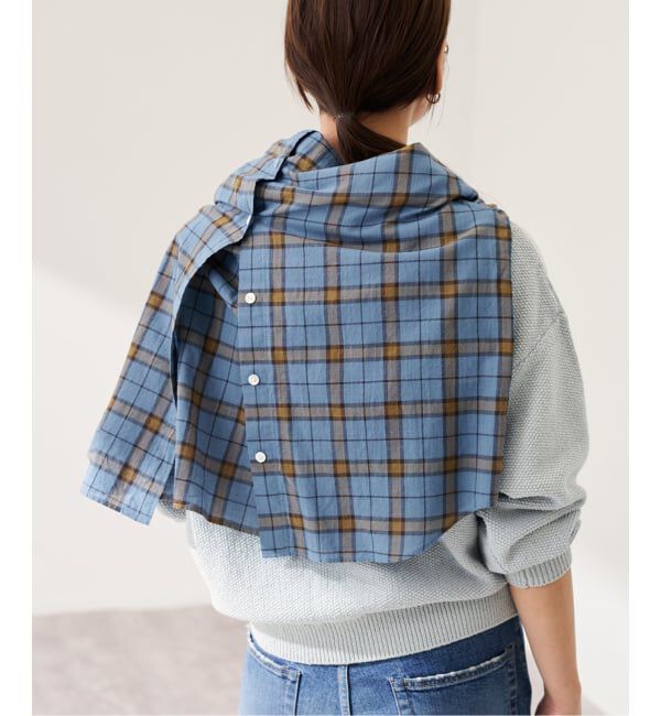 FRAMeWORK「コットンウールチェックレギュラーシャツ」|シャツ・ブラウス|
