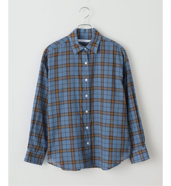 FRAMeWORK「コットンウールチェックレギュラーシャツ」|シャツ・ブラウス|