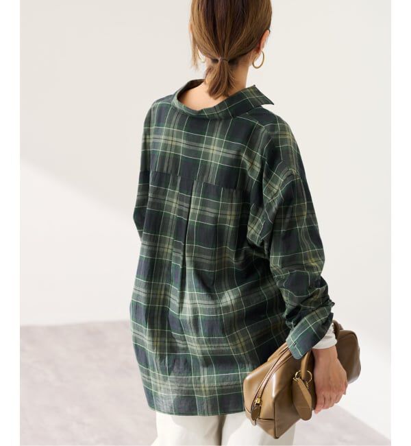 FRAMeWORK「コットンウールチェックレギュラーシャツ」|シャツ・ブラウス|