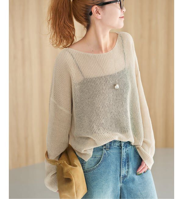 Spick and Span「《予約》ルーズニットプルオーバー」|ニット・セーター|