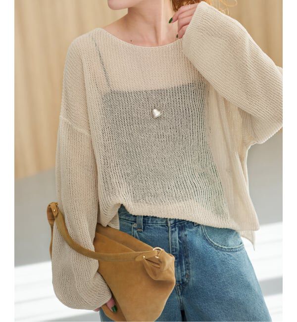 Spick and Span「《予約》ルーズニットプルオーバー」|ニット・セーター|