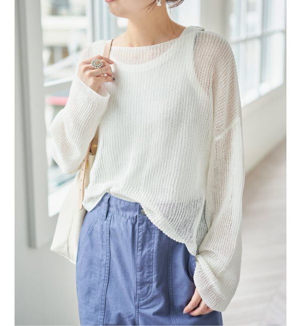 Spick and Span「《予約》ルーズニットプルオーバー」|ニット・セーター|