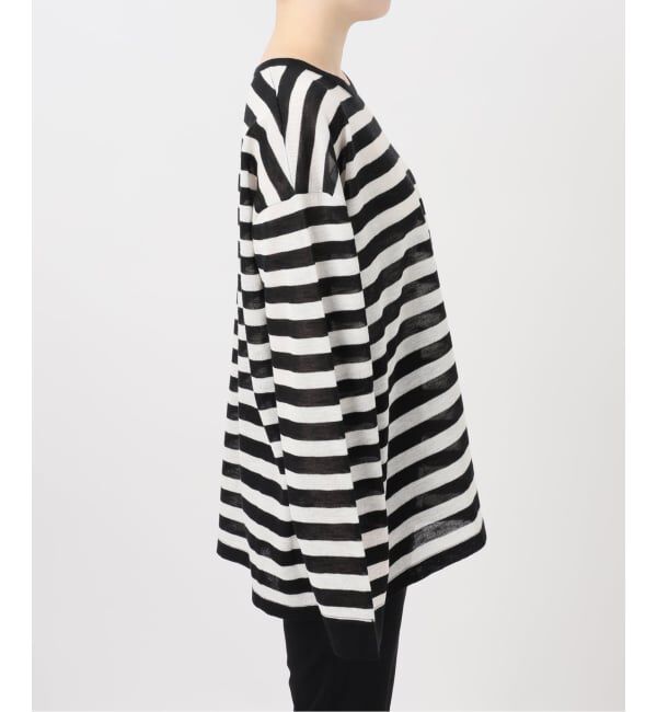 U by SPICK&SPAN「ウォッシャブルシアーオーバーニット」|ニット・セーター|