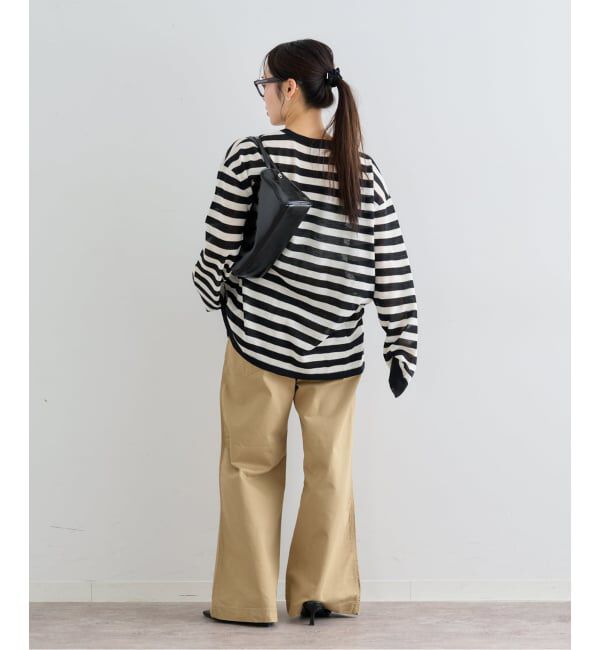 U by SPICK&SPAN「ウォッシャブルシアーオーバーニット」|ニット・セーター|