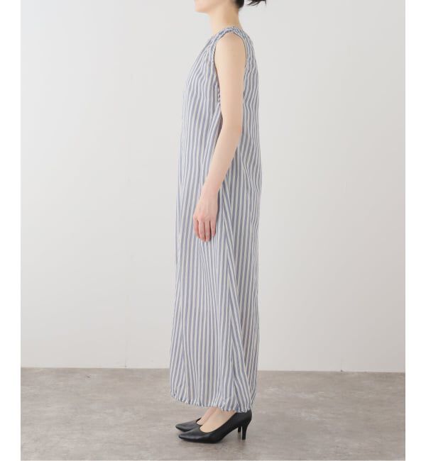  「【洗える】Munich/ミューニック　ストライプノースリワンピース」|ワンピース|