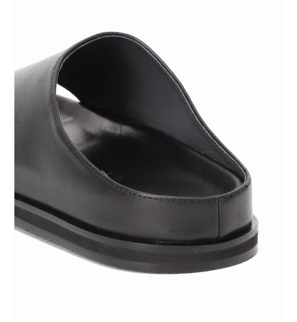  「レザーハイバンプクロッグ」|サンダル|