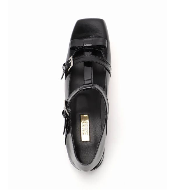 GRISE「GRISEスクエアダブルTストラップフラット」|その他|