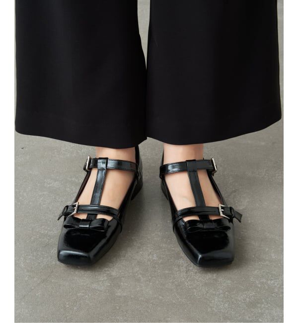 GRISE「GRISEスクエアダブルTストラップフラット」|その他|