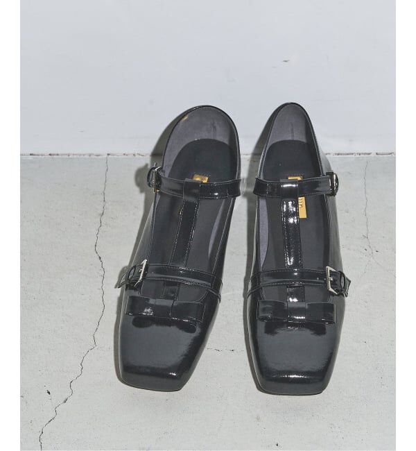 GRISE「GRISEスクエアダブルTストラップフラット」|その他|