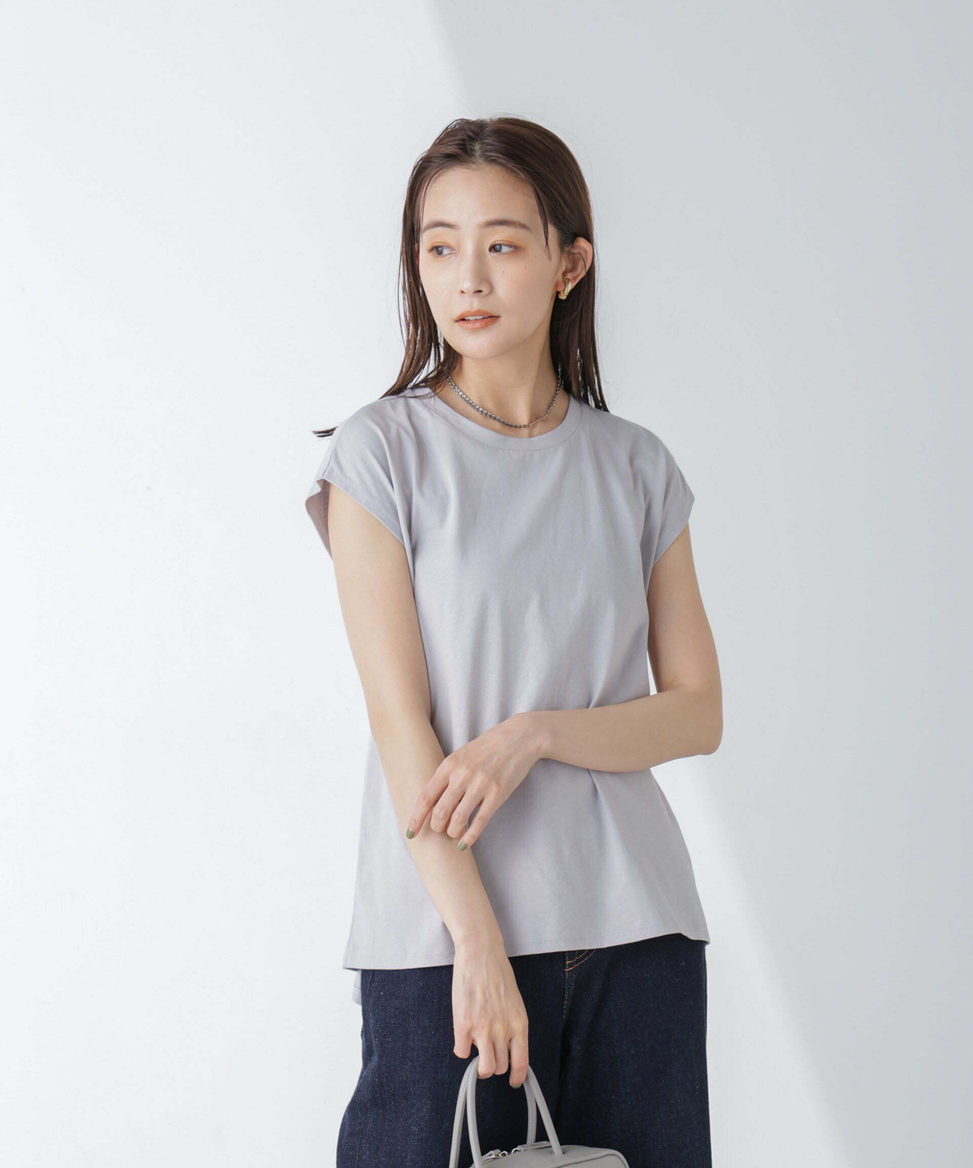 nano･universe「バックギャザーオープンデザイントップス」|Tシャツ・カットソー|