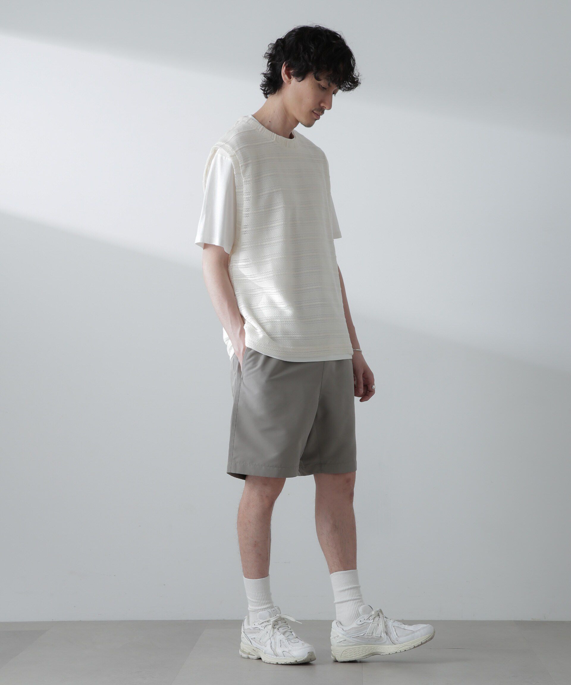 nano･universe「かぎ針アンサンブルTシャツ」|Tシャツ・カットソー|