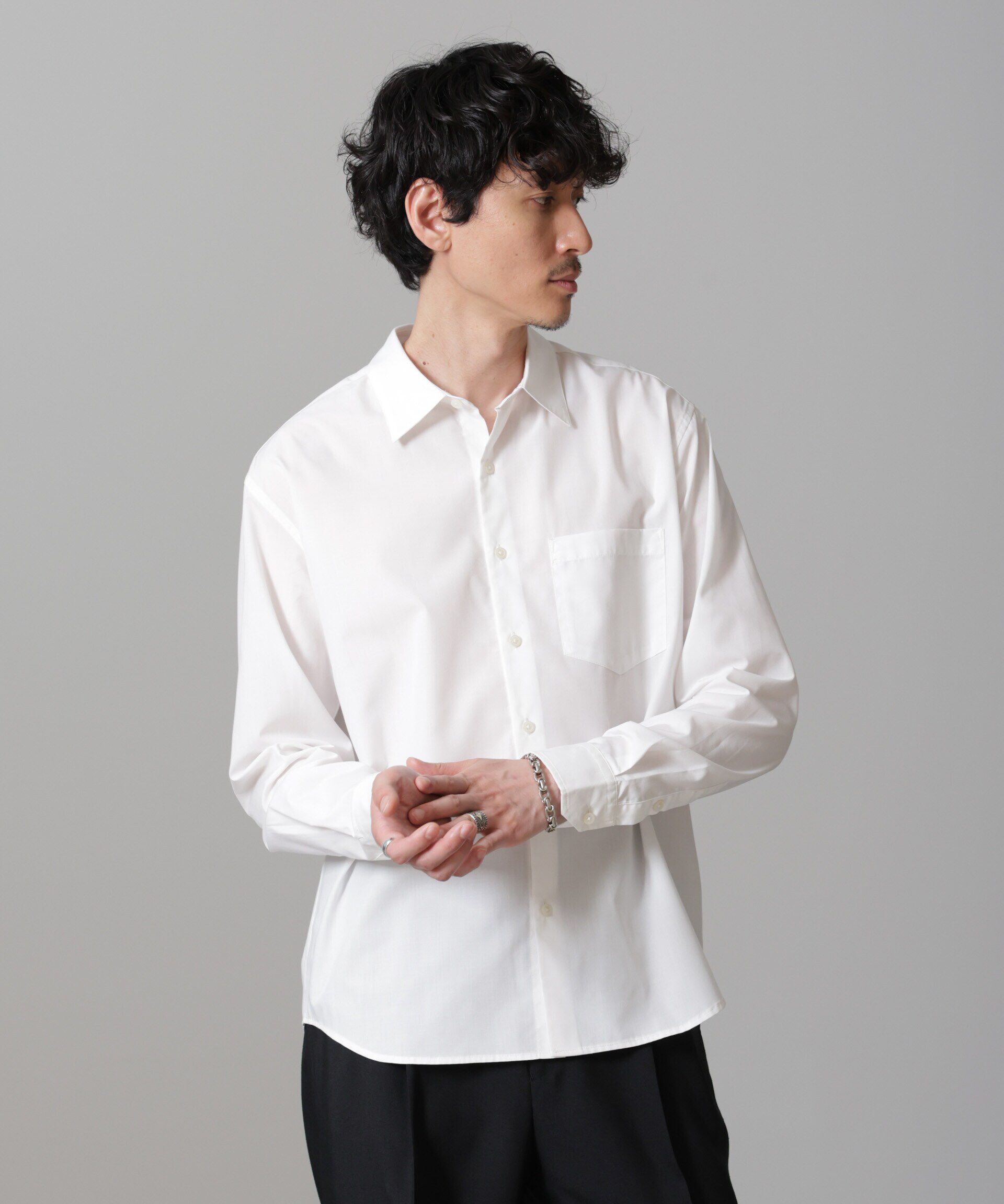 nano･universe「バンブーフォート レギュラーカラーシャツ」|シャツ・ブラウス|