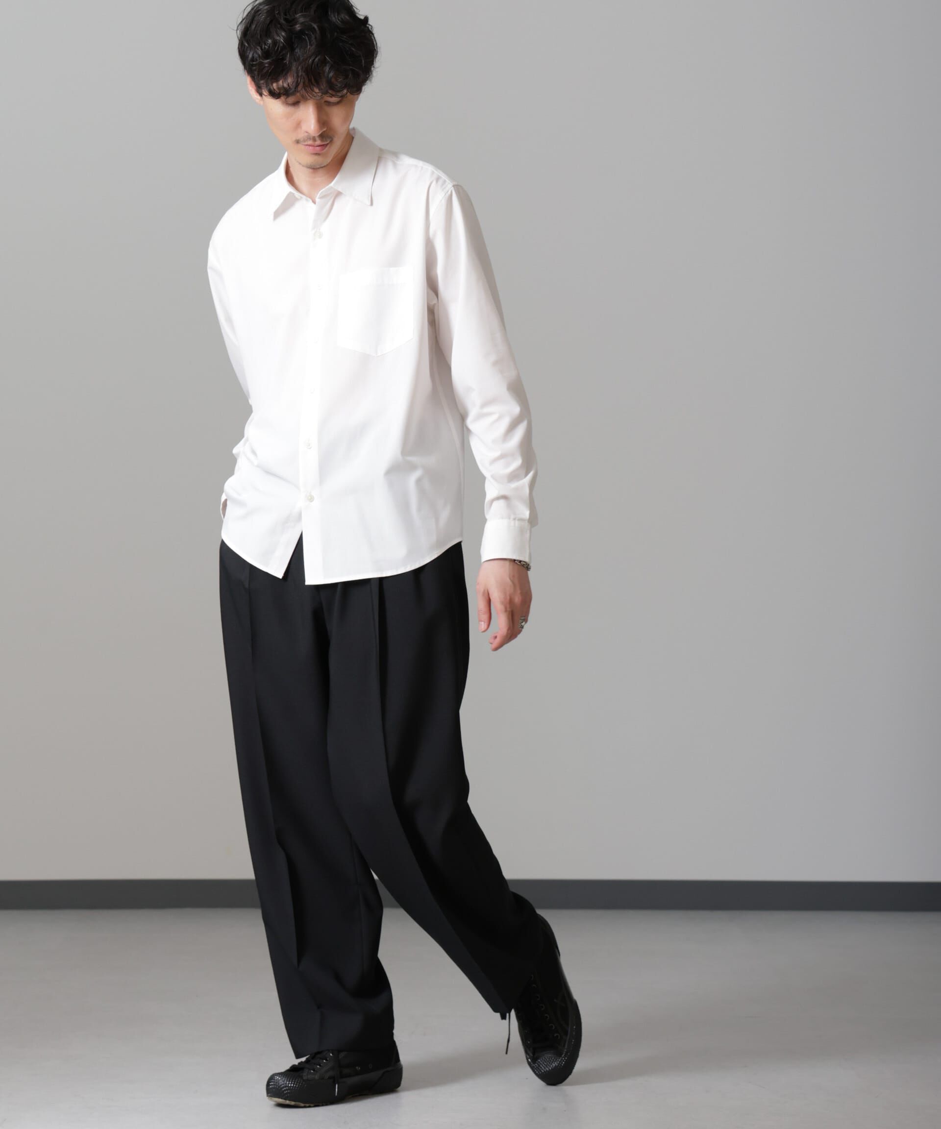 nano･universe「バンブーフォート レギュラーカラーシャツ」|シャツ・ブラウス|