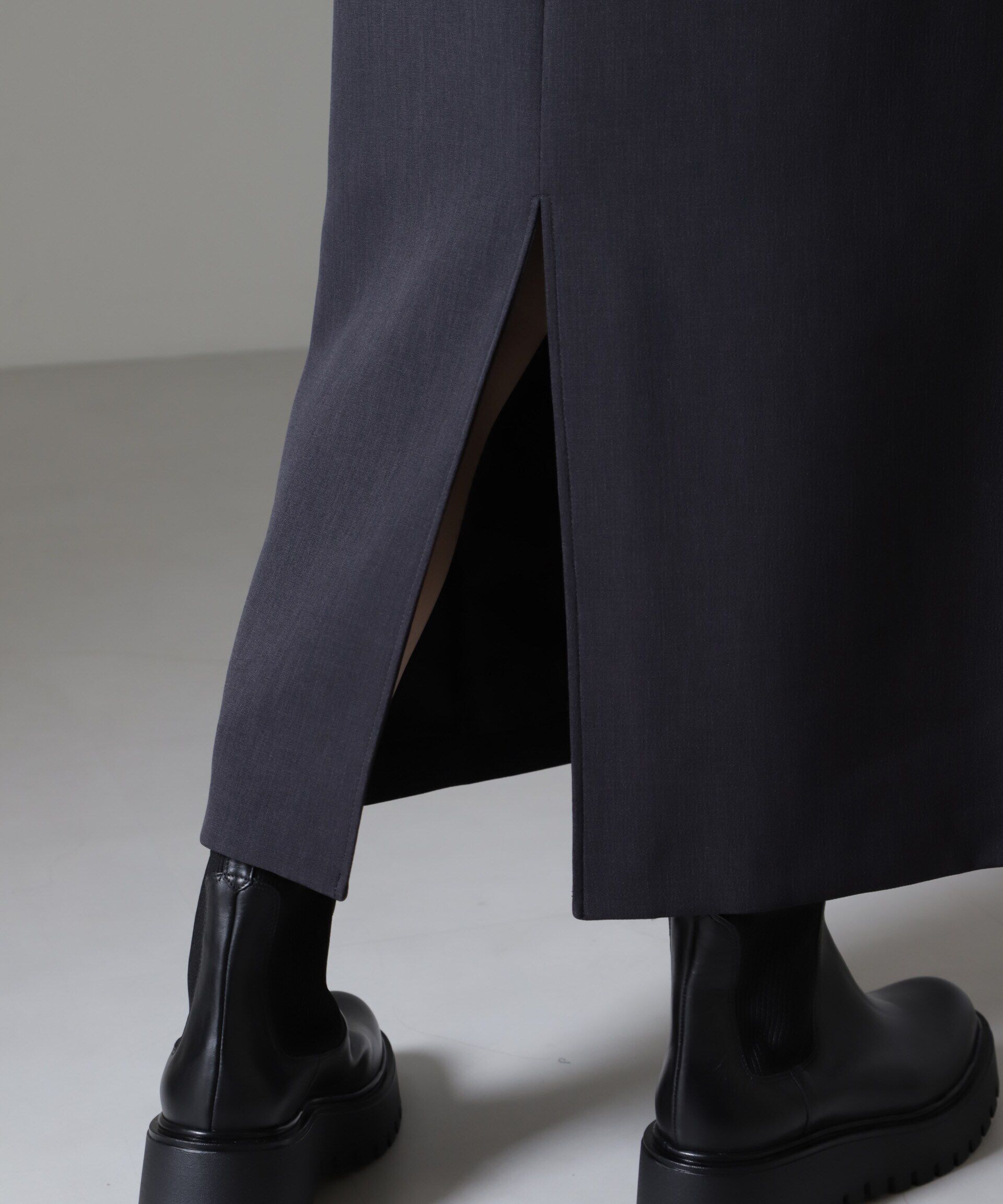 nano･universe「Reflax(R)ダブルクロスサイドオープンワンピース」|ワンピース|