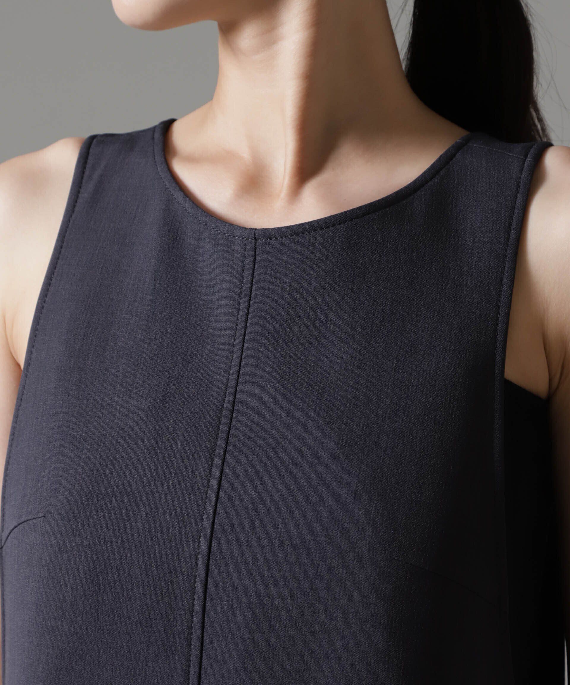 nano･universe「Reflax(R)ダブルクロスサイドオープンワンピース」|ワンピース|