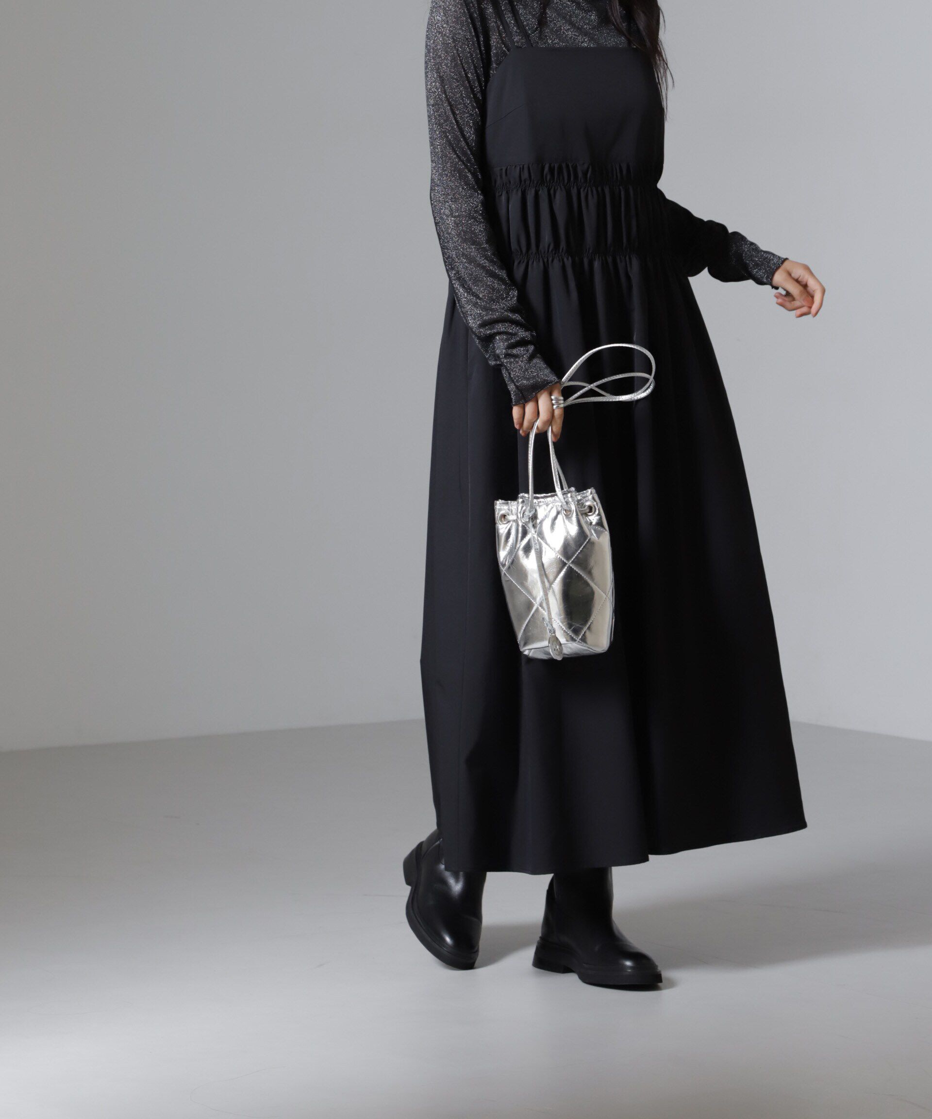 nano･universe「シャンブレータフタキャミワンピース」|ワンピース|