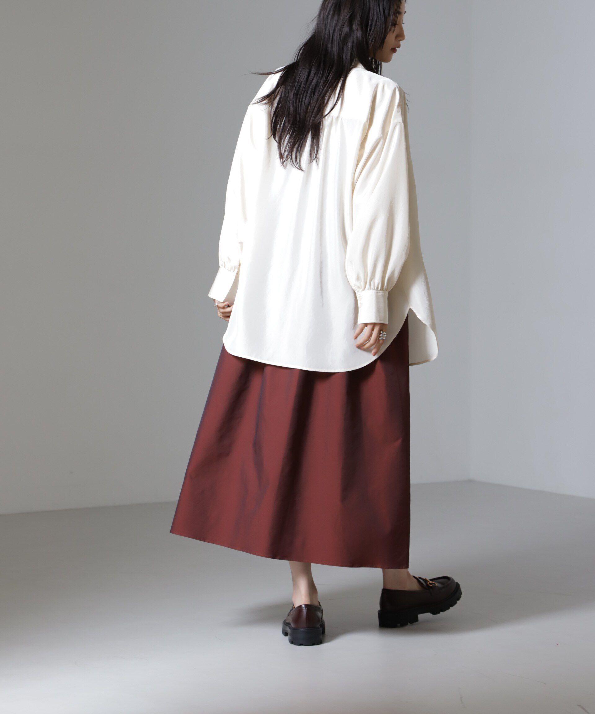 nano･universe「シャンブレータフタキャミワンピース」|ワンピース|