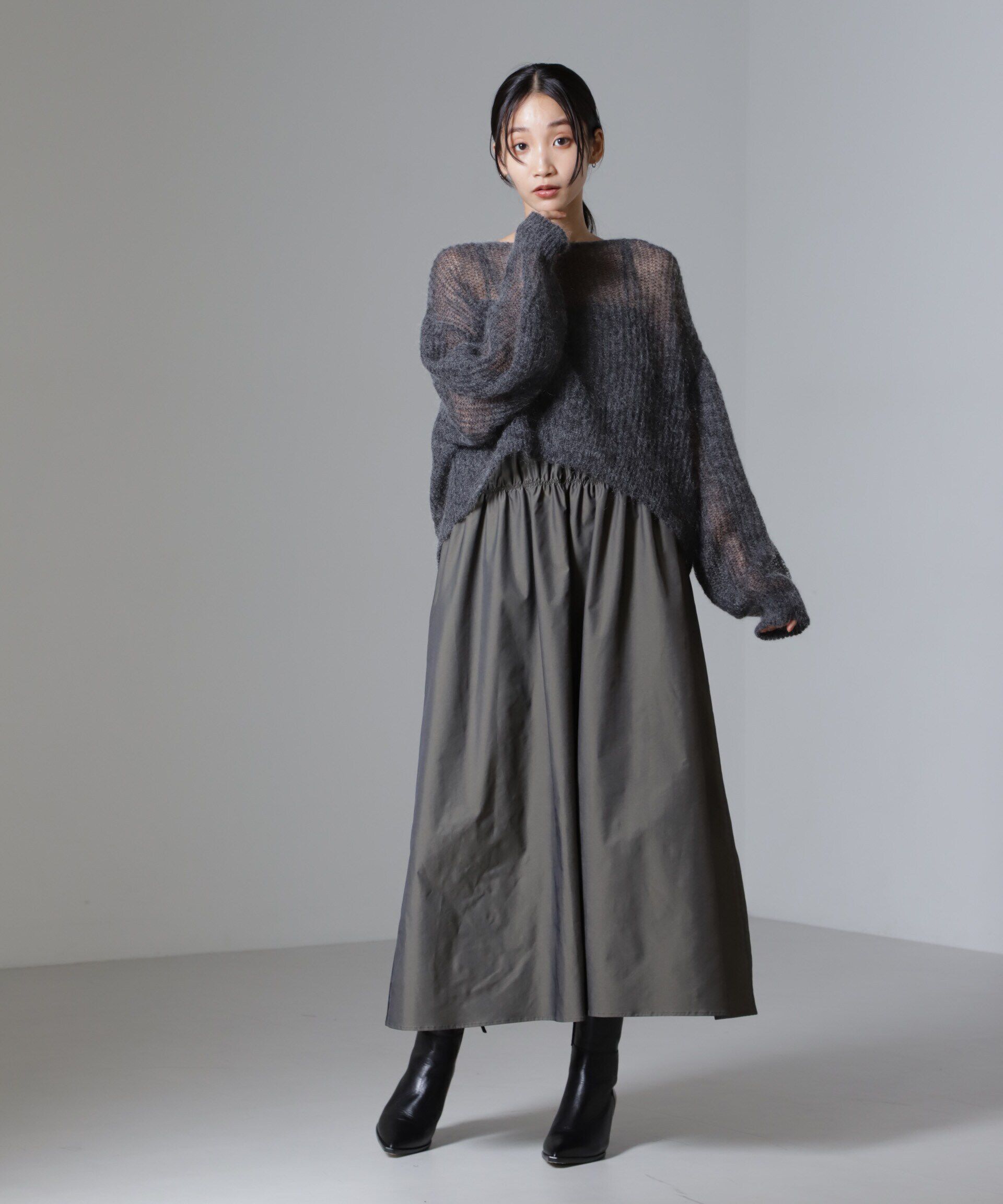 nano･universe「シャンブレータフタキャミワンピース」|ワンピース|