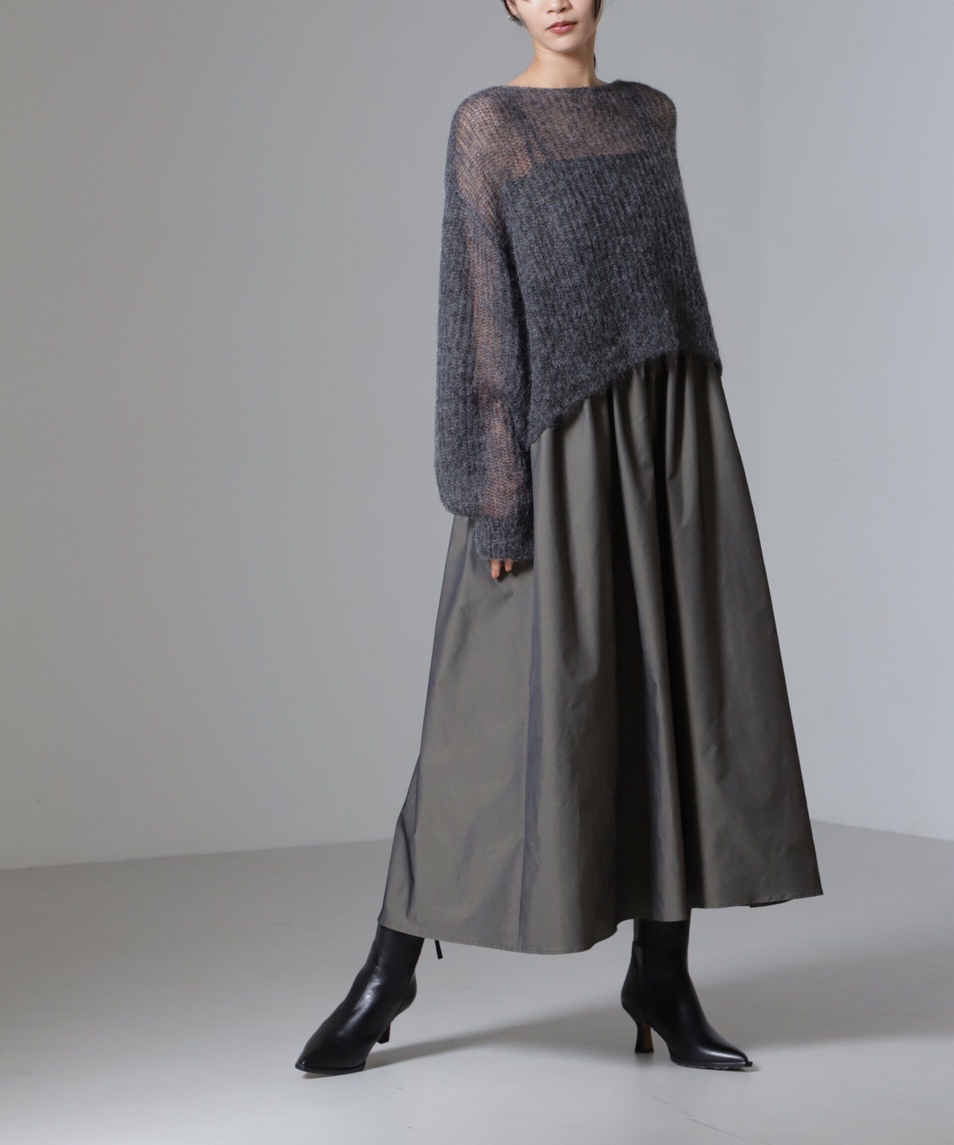 nano･universe「シャンブレータフタキャミワンピース」|ワンピース|