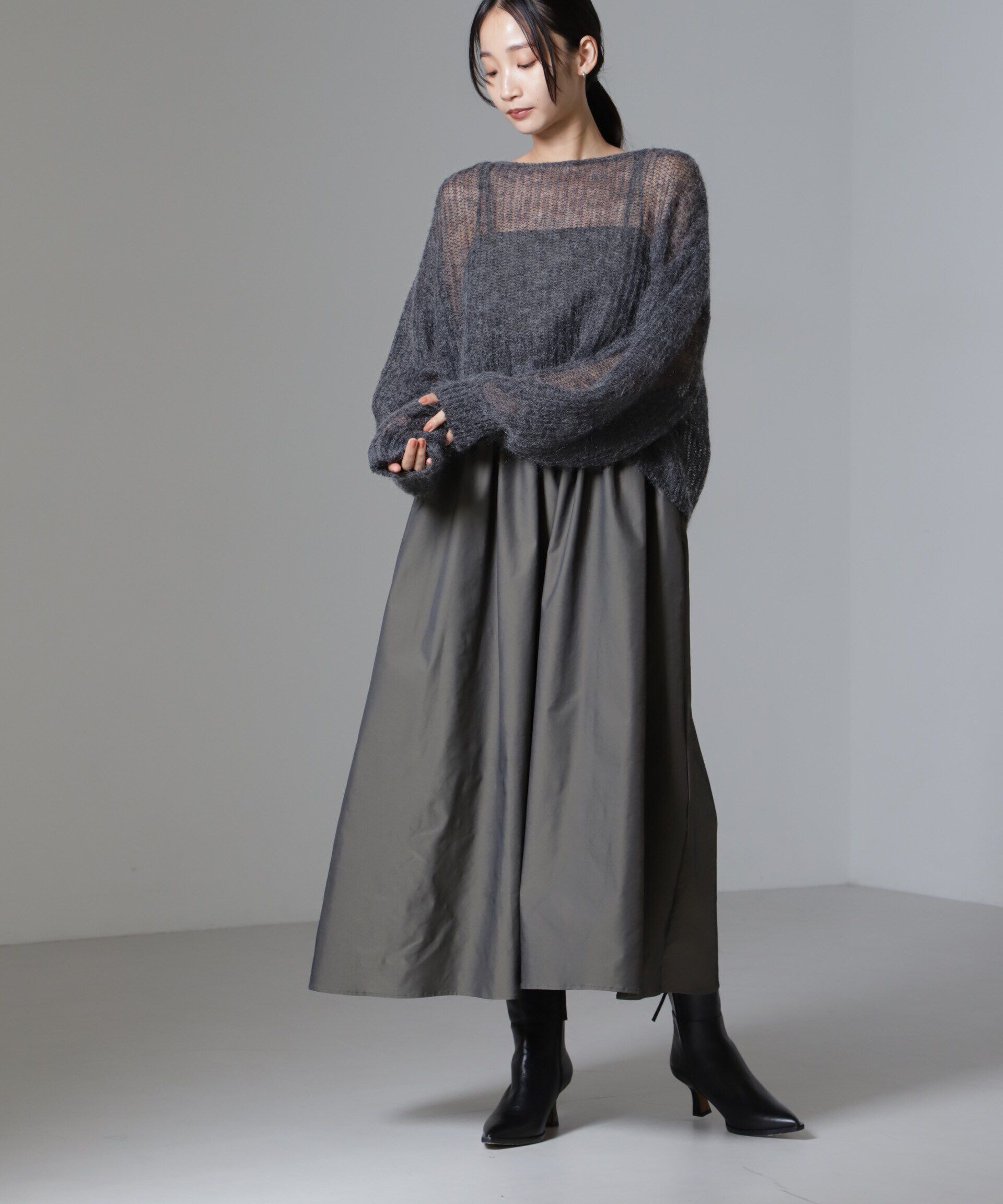 nano･universe「シャンブレータフタキャミワンピース」|ワンピース|