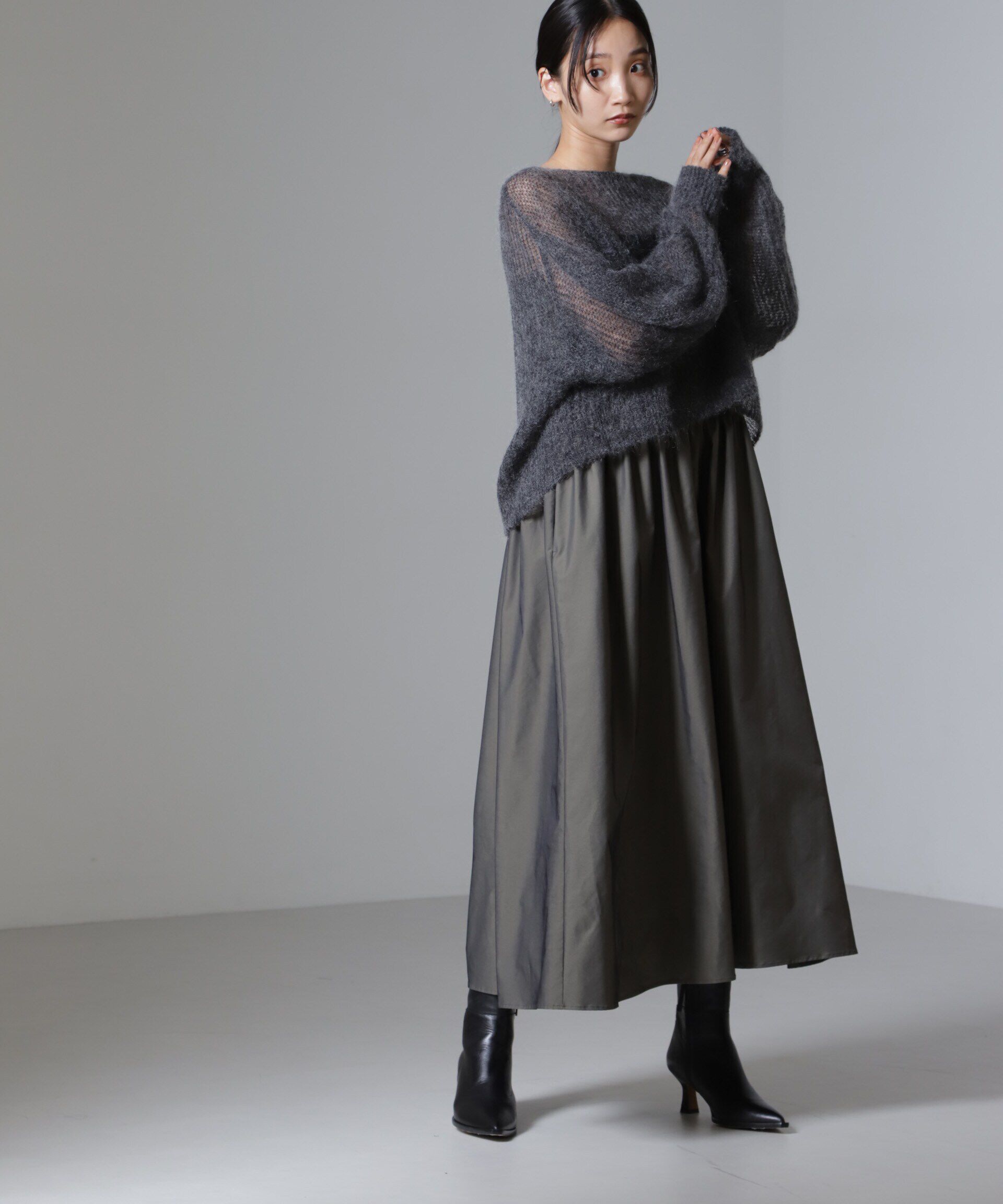 nano･universe「シャンブレータフタキャミワンピース」|ワンピース|