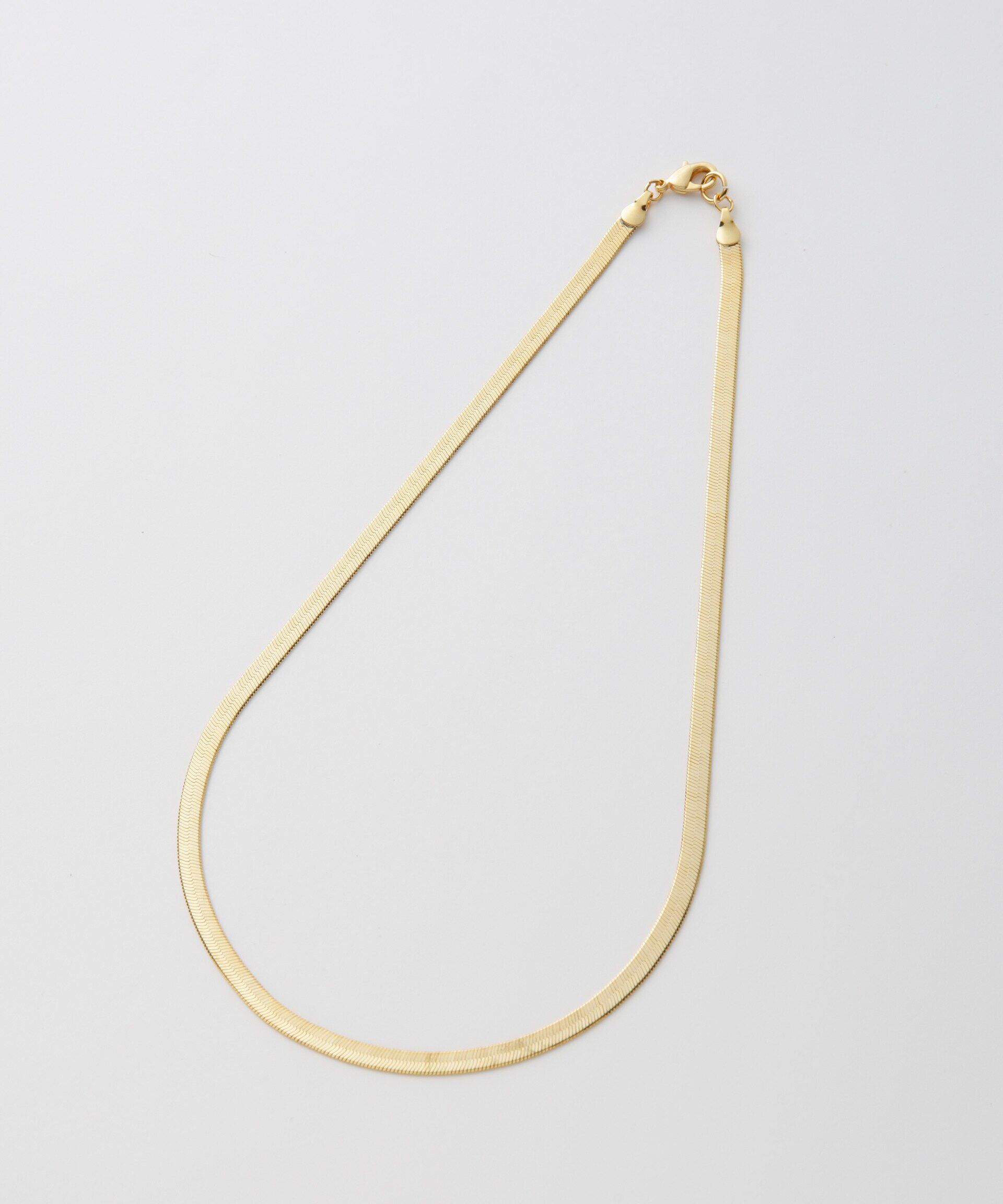 nano･universe「スネークチェーンショートネックレス」|ネックレス|