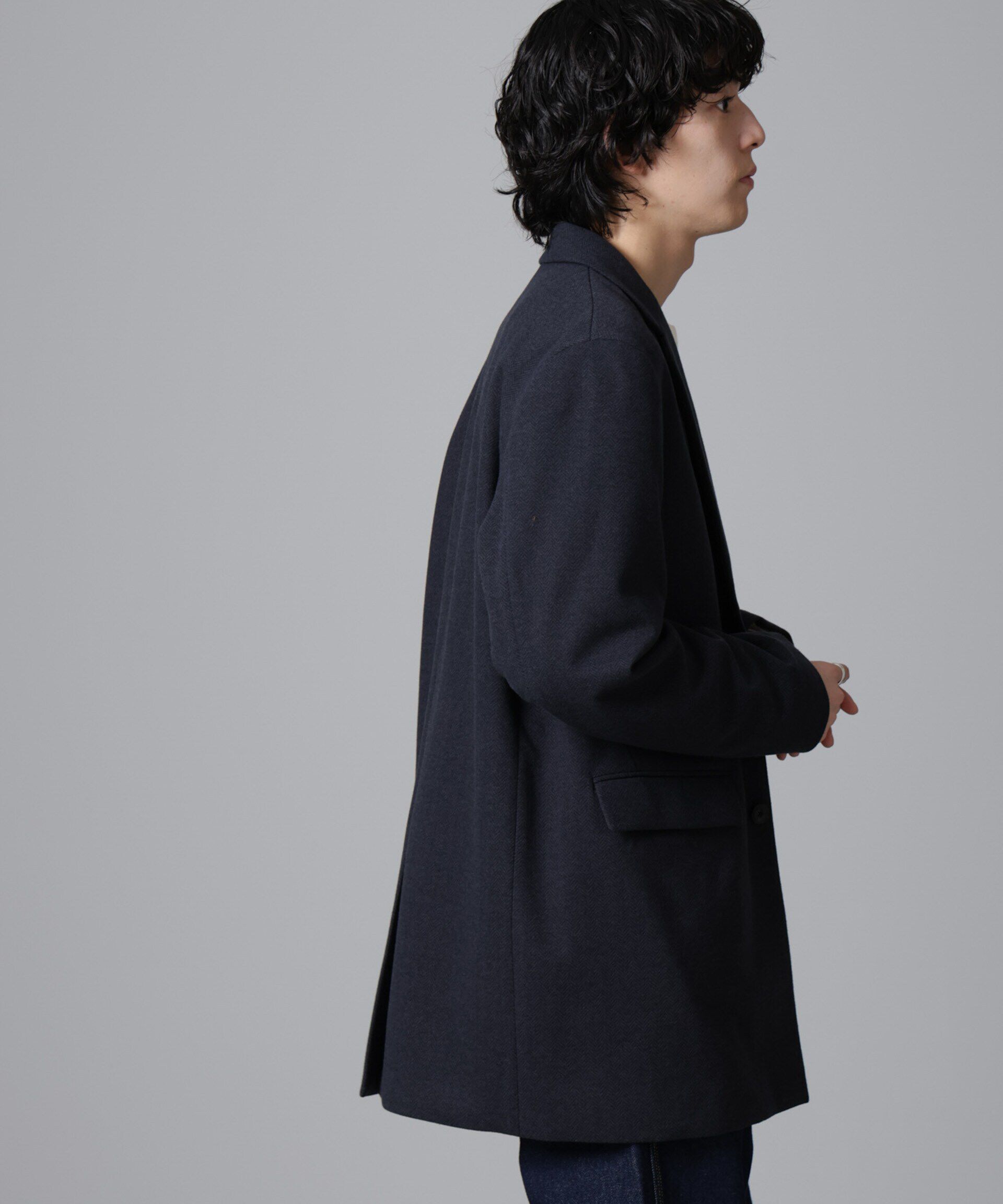 nano･universe「ツイードライク オーバージャケット」|その他|