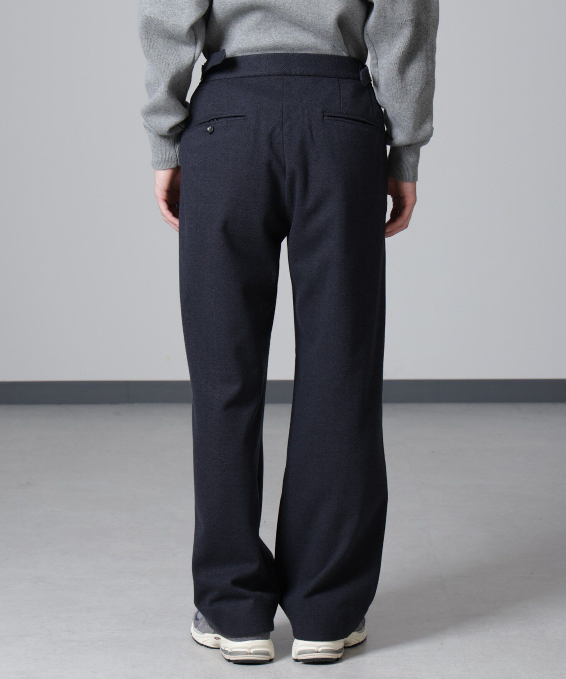 nano･universe「ツイードライク ドレストラウザー」|チノ|