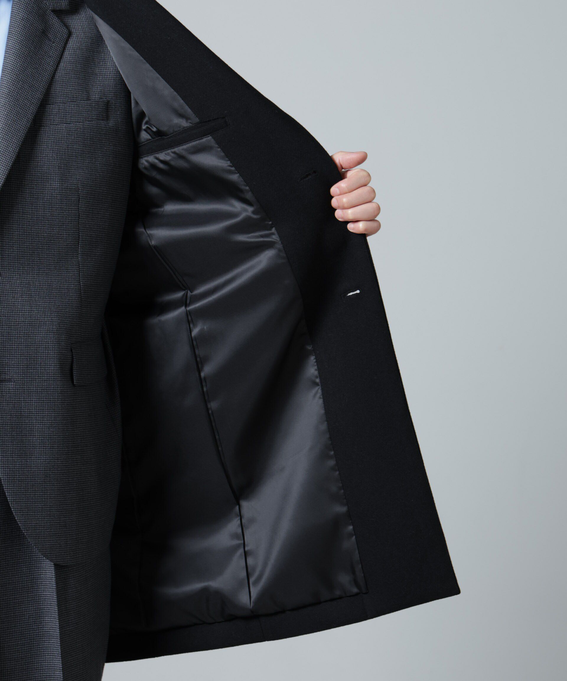 nano･universe「ウールブレンドメルトンチェスターコート」|その他|