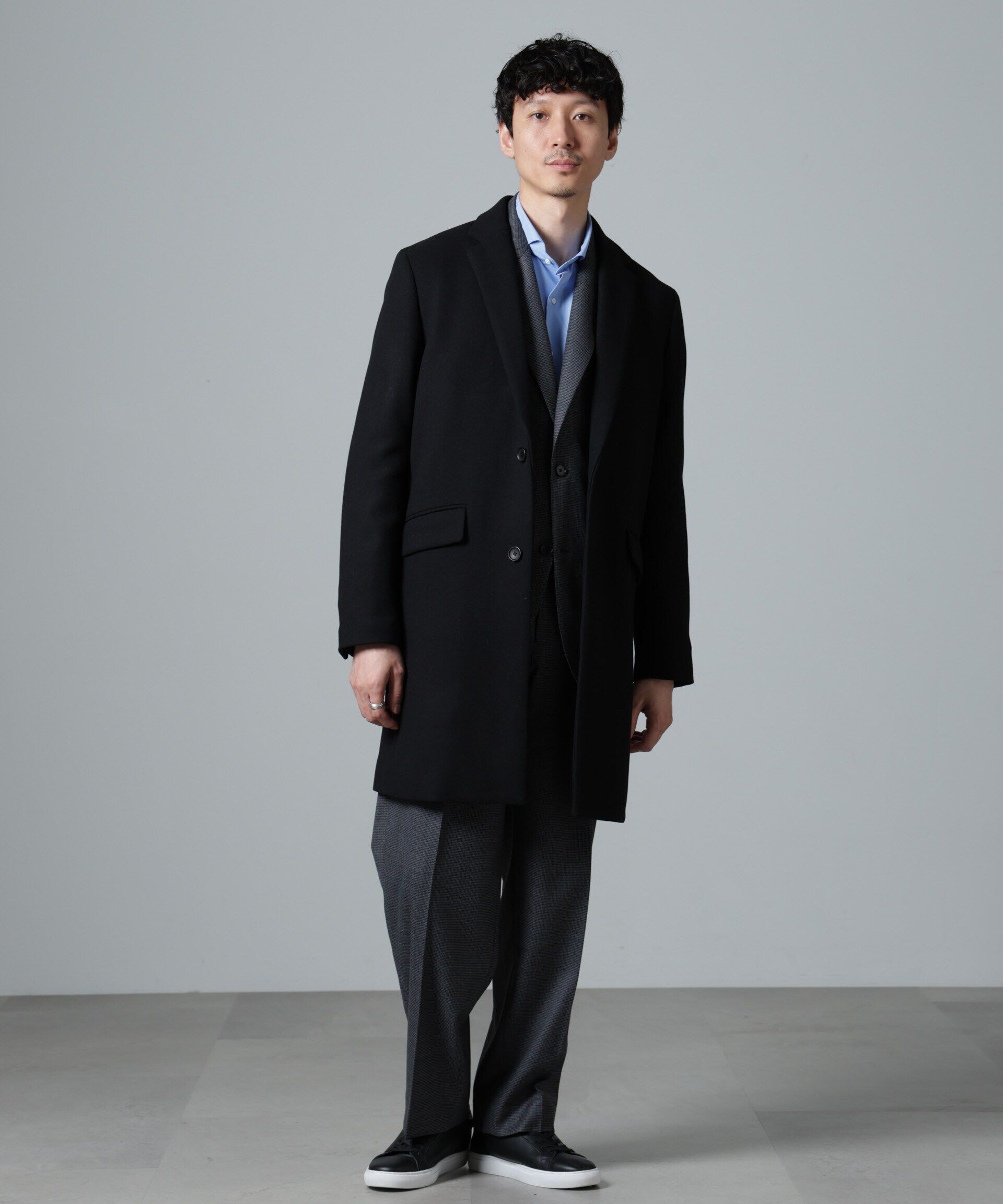 nano･universe「ウールブレンドメルトンチェスターコート」|その他|