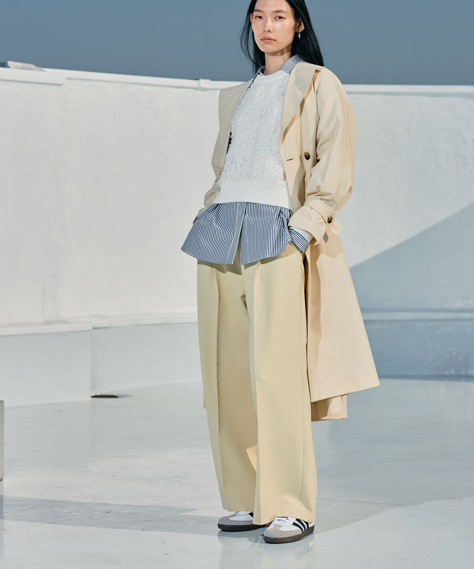 nano･universe「ツイルワイドスラックス」|チノ|