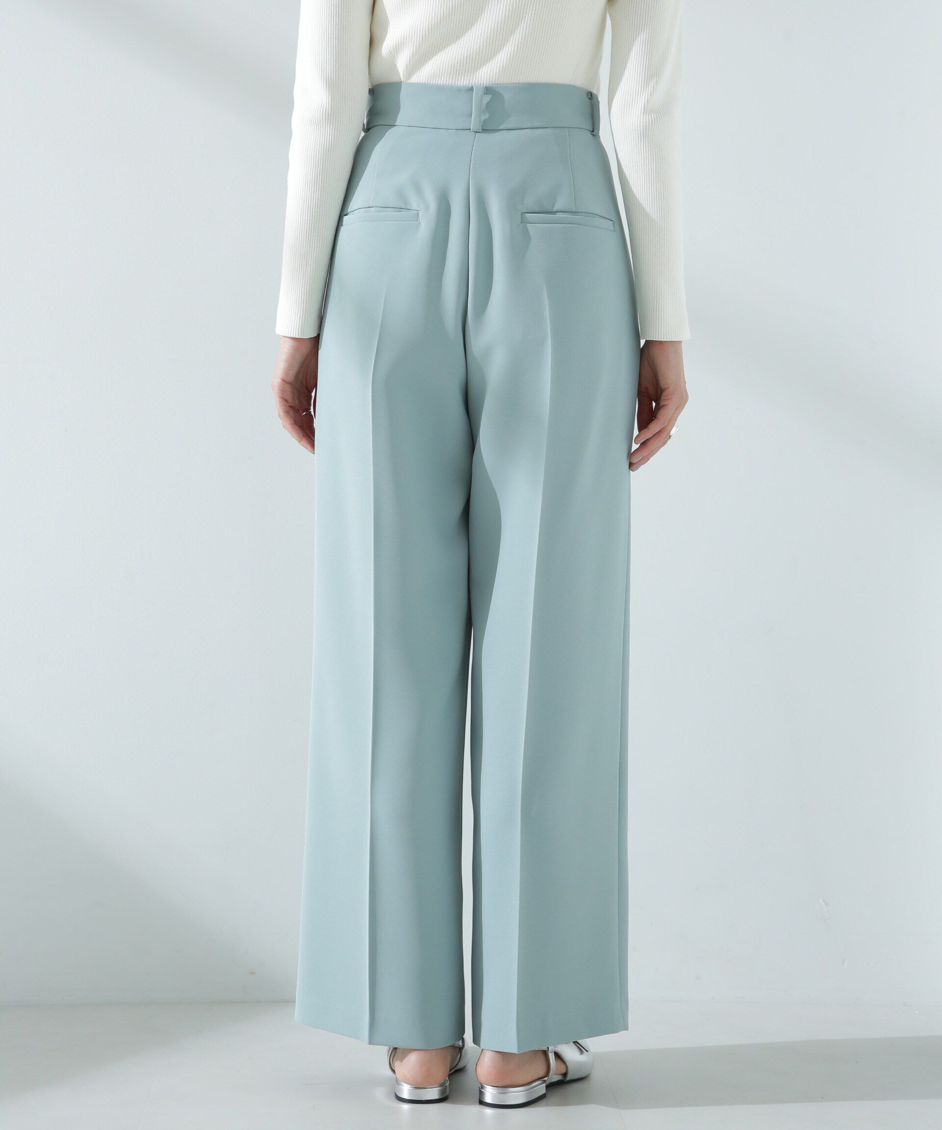 nano･universe「ツイルワイドスラックス」|チノ|