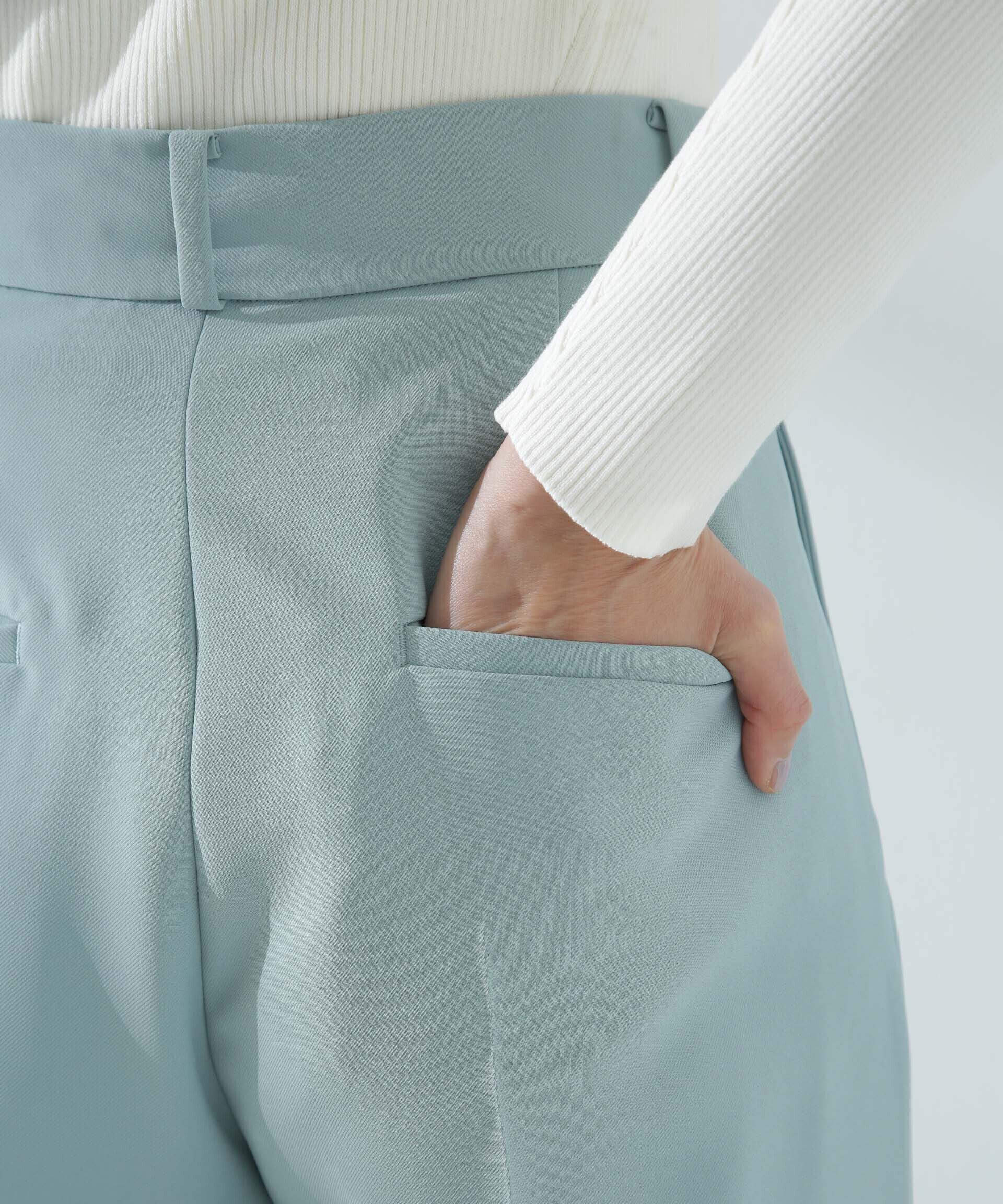 nano･universe「ツイルワイドスラックス」|チノ|