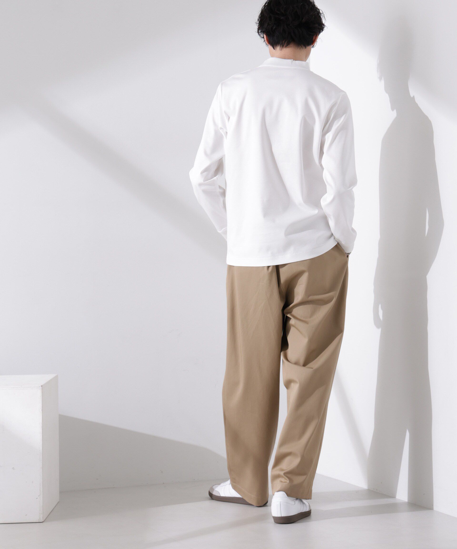 nano･universe「アンチスメルモックネックTシャツ 長袖」|Tシャツ・カットソー|