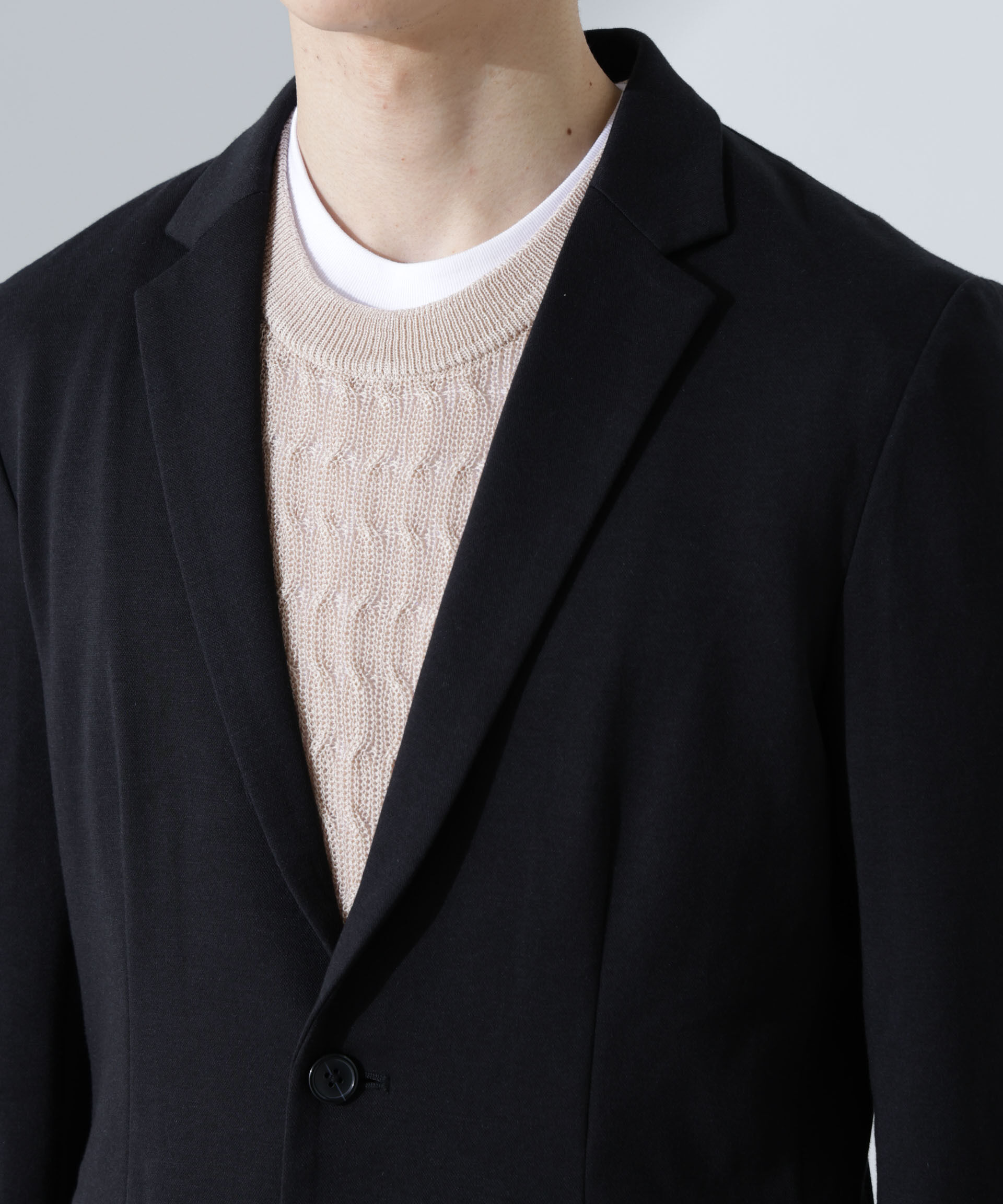 nano･universe「ストレッチカノコジャケット(セットアップ可)」|テーラードジャケット|