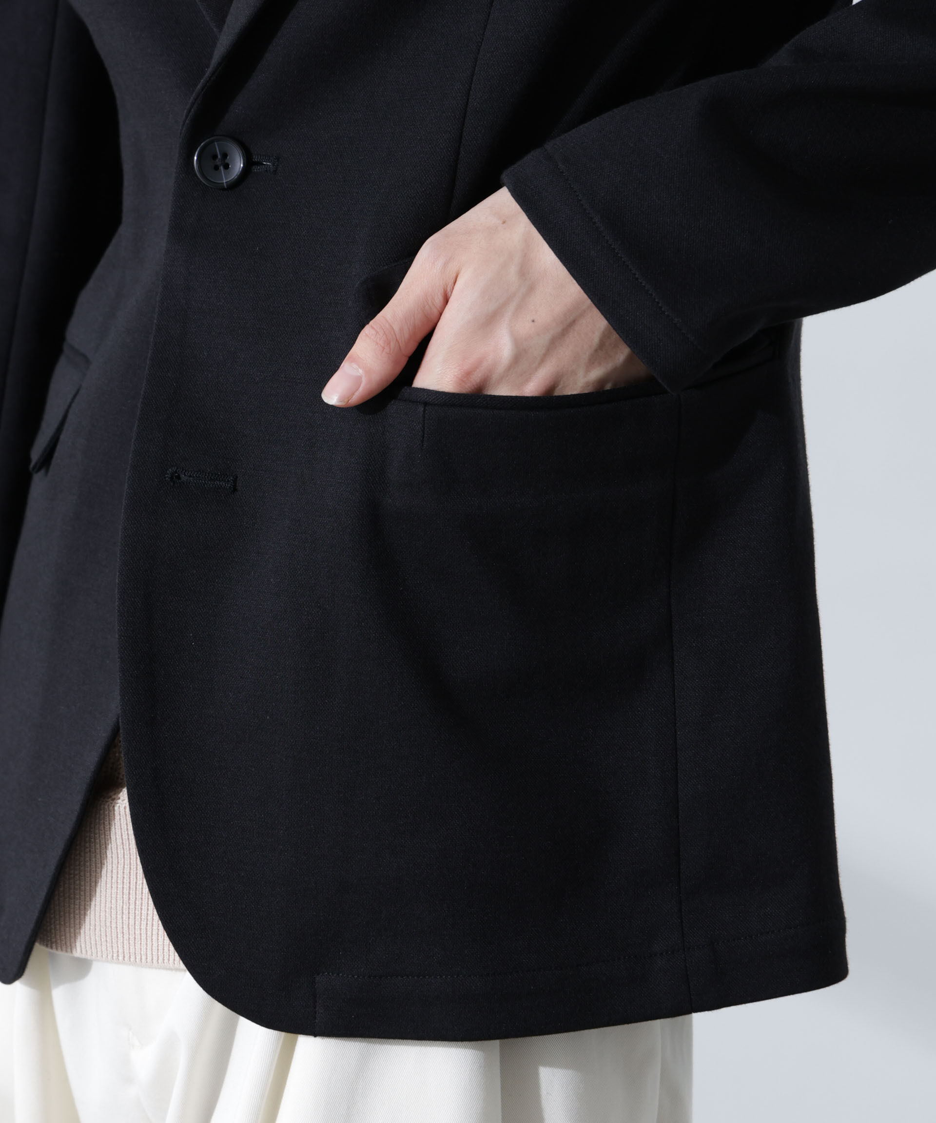 nano･universe「ストレッチカノコジャケット(セットアップ可)」|テーラードジャケット|