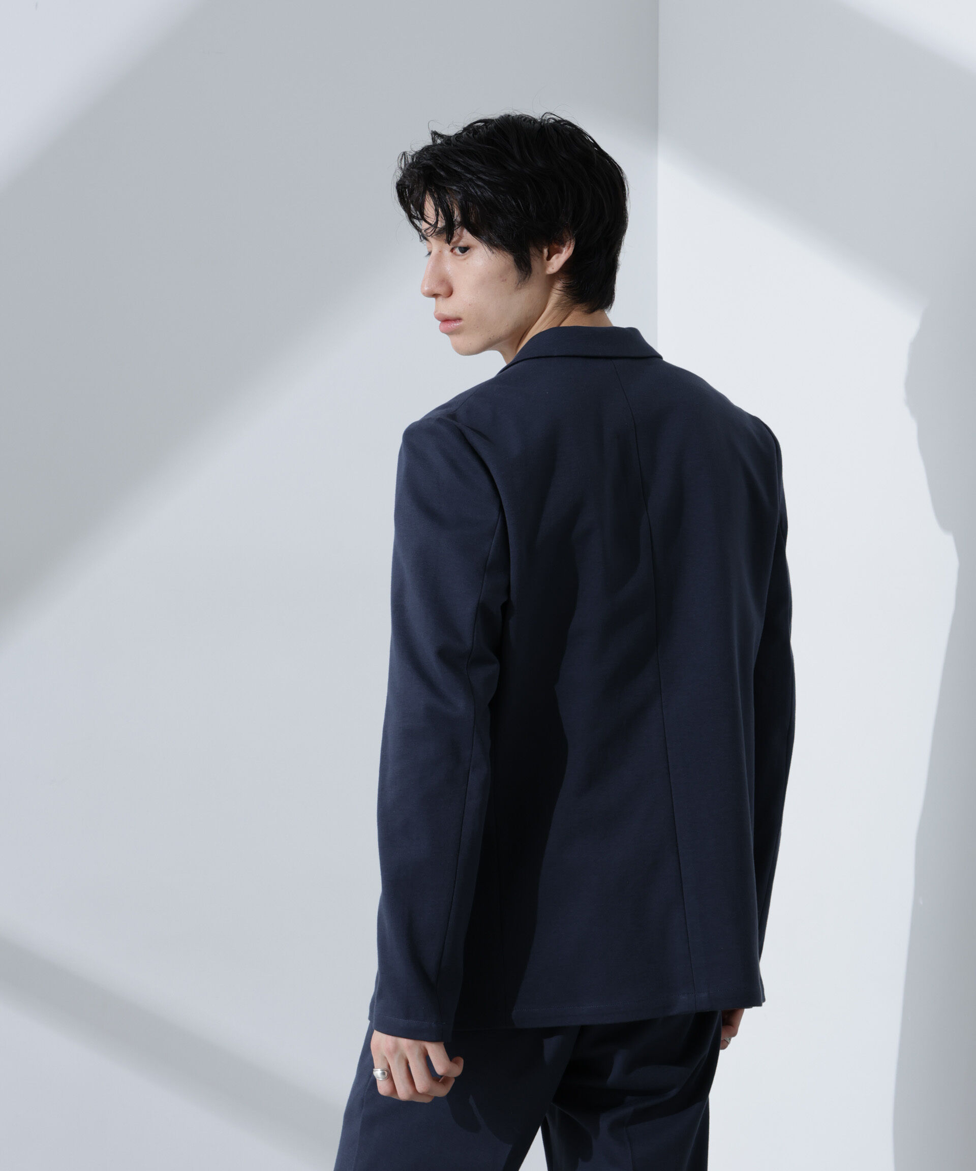 nano･universe「ストレッチカノコジャケット(セットアップ可)」|テーラードジャケット|