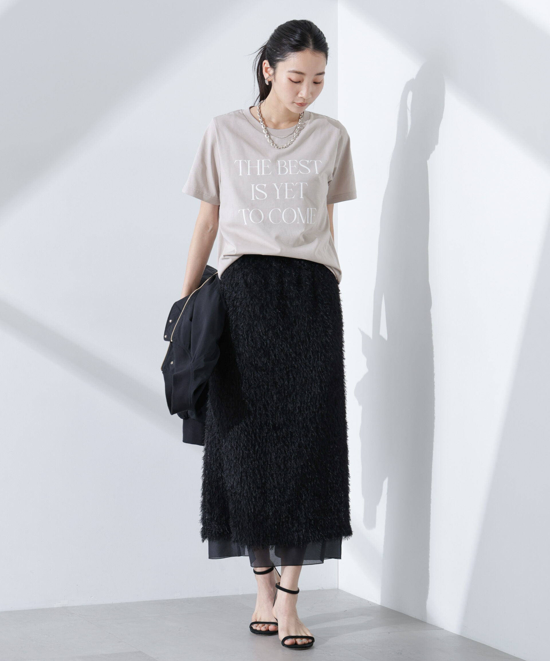 nano･universe「ロゴプリントTシャツ」|Tシャツ・カットソー|