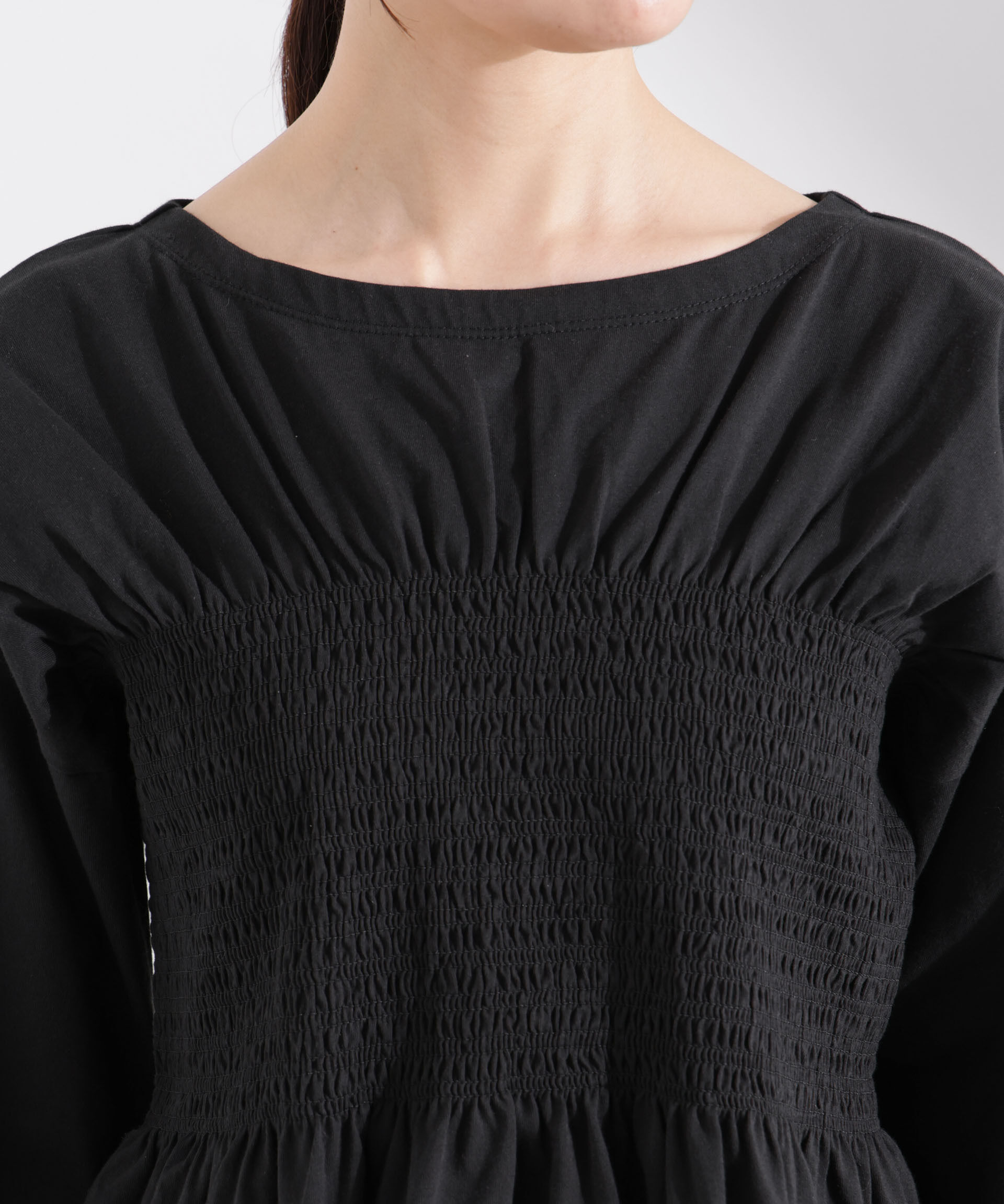 nano･universe「シャーリングデザインカットソー」|Tシャツ・カットソー|