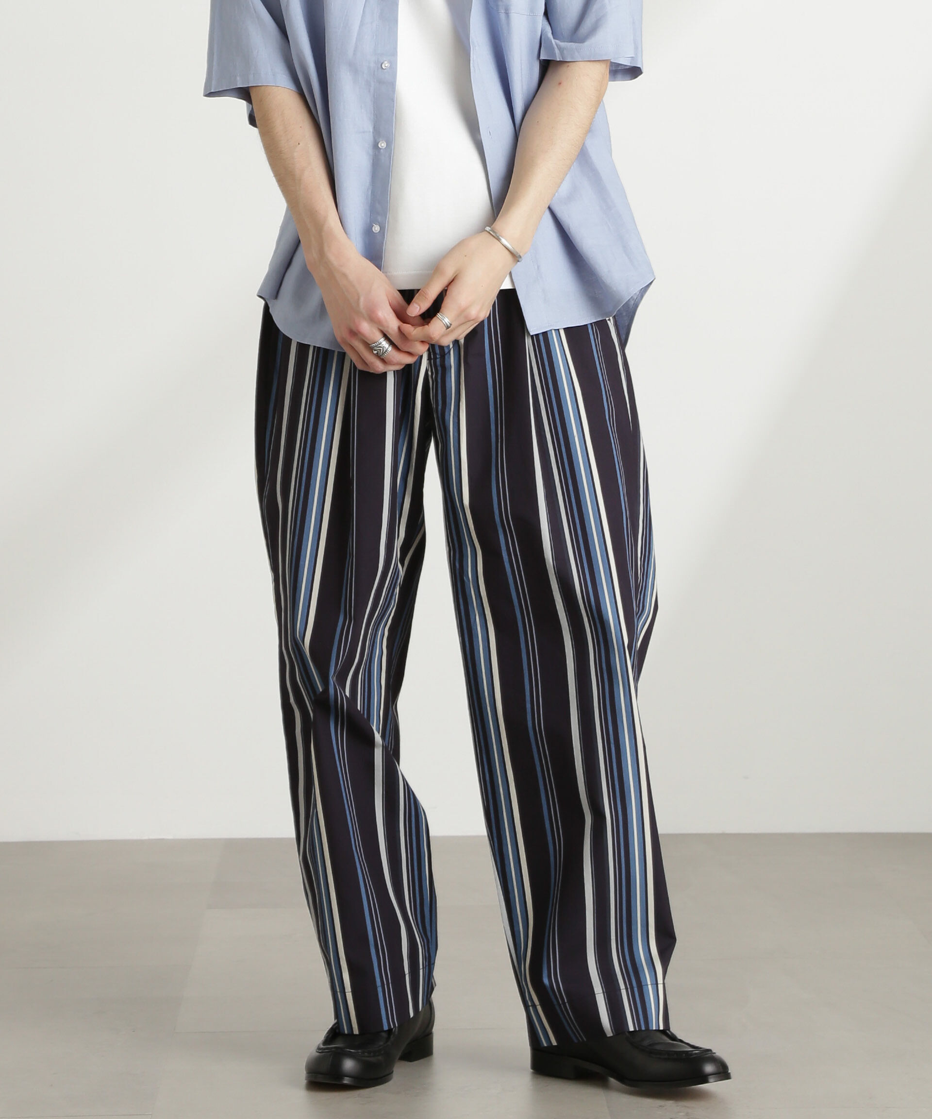 nano･universe「オリジナルパターンイージーパンツ」|チノ|