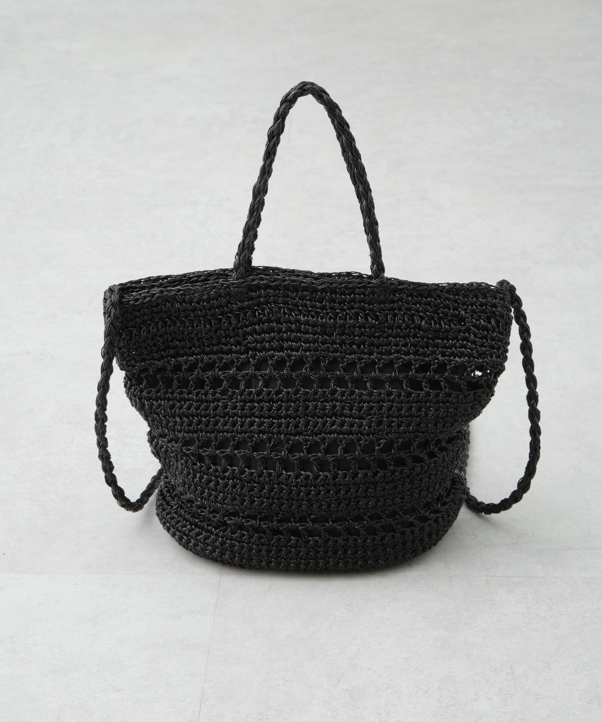 nano･universe「メタリック柄編みショルダーバッグ」|ショルダー・メッセンジャー|