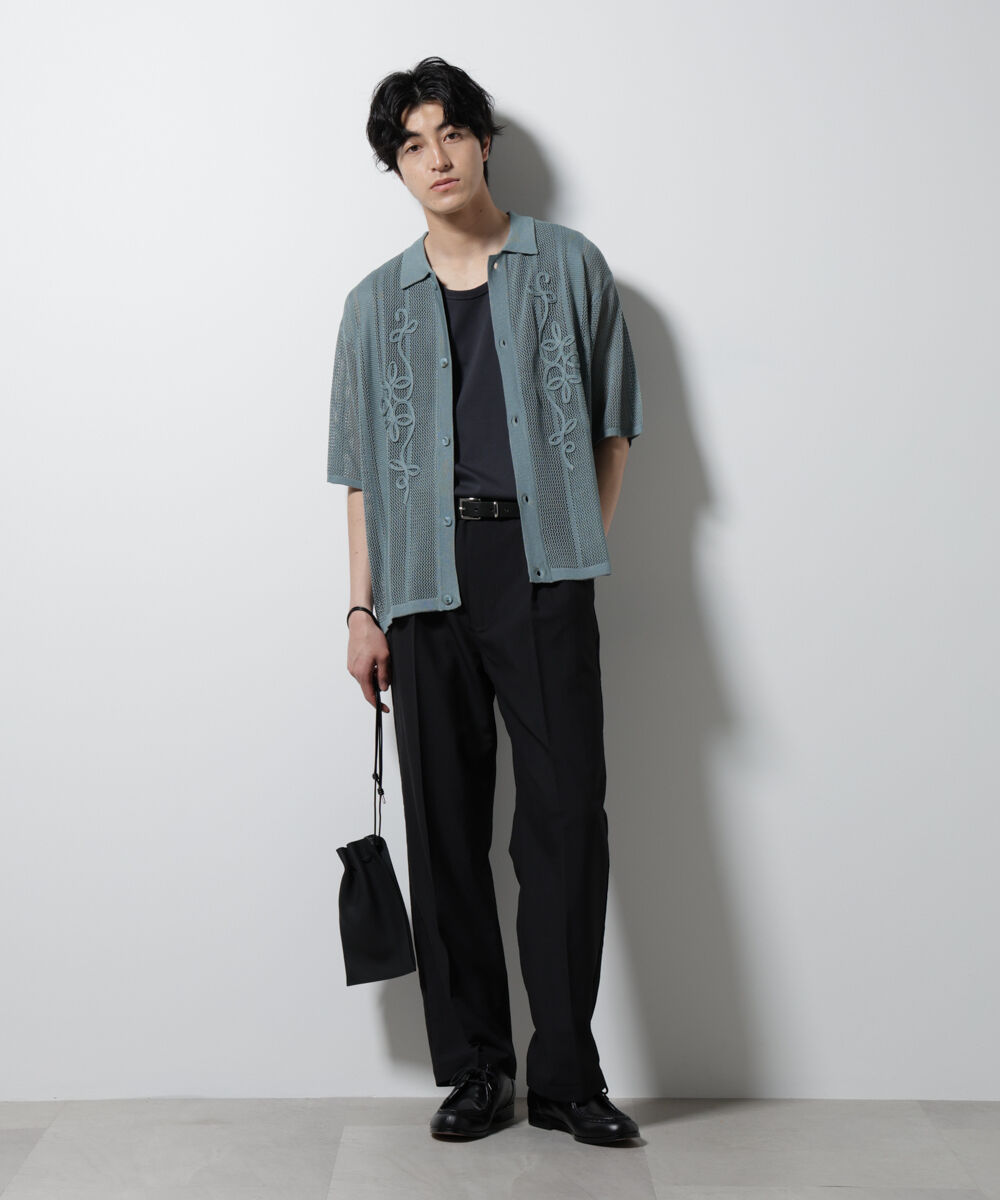 nano･universe「クラフトシャツ 半袖」|シャツ・ブラウス|