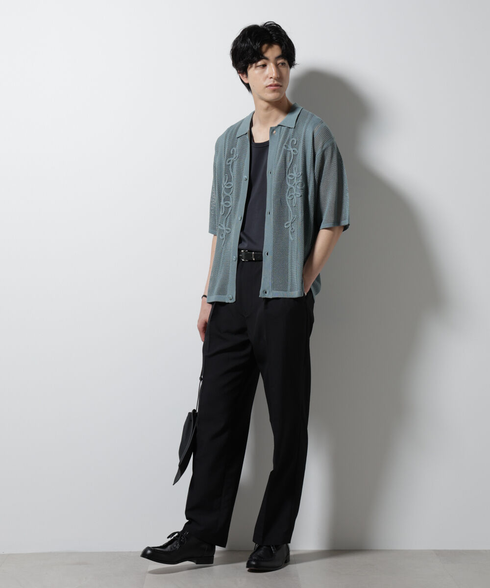 nano･universe「クラフトシャツ 半袖」|シャツ・ブラウス|