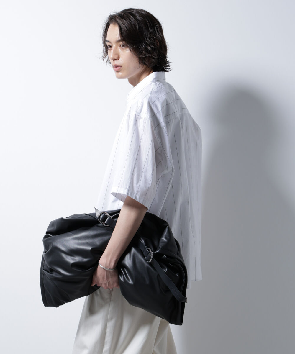 nano･universe「レギュラーカラーコットンリネンストライプシャツ」|シャツ・ブラウス|