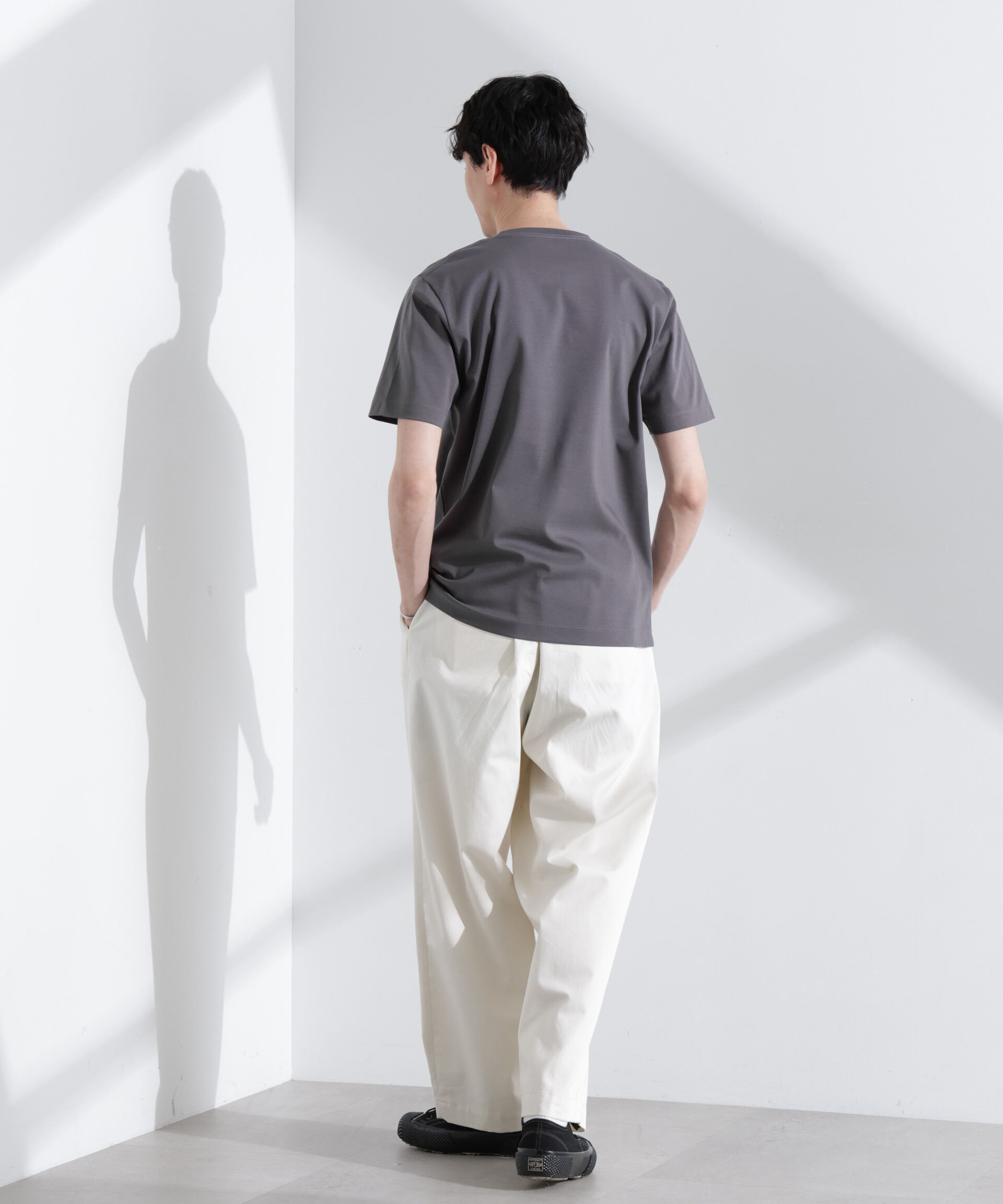  「アンチスメル クルーネックTシャツ 半袖」|Tシャツ・カットソー|